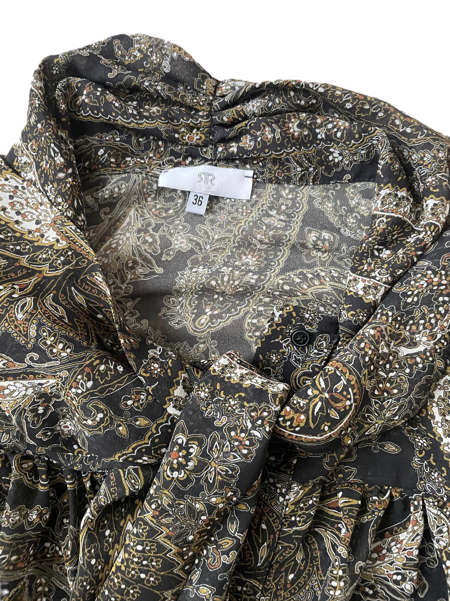 La Redoute Paisley Print Blouse UK 8 image 2