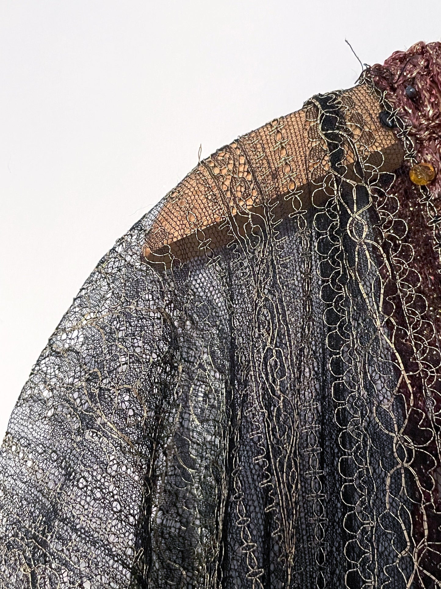 Vintage Mali Firenze Lurex Cover Up S/M image 3