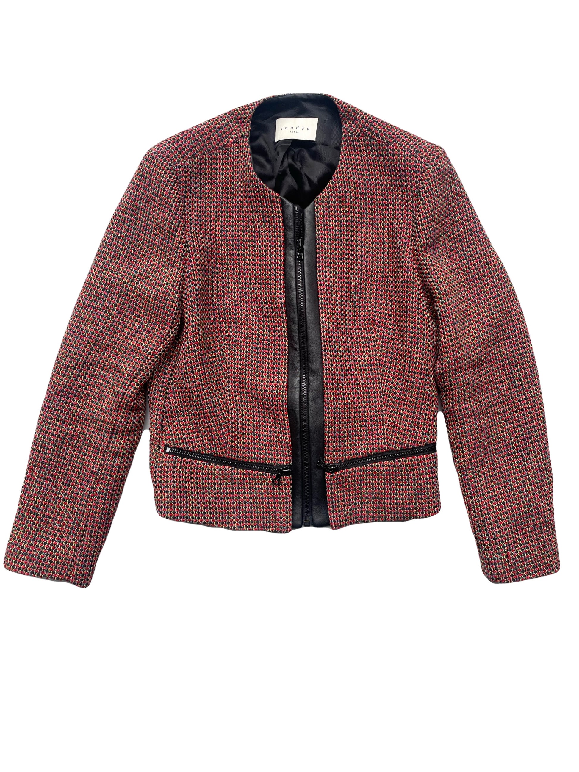 Sandro Tweed Jacket UK 12 image 0