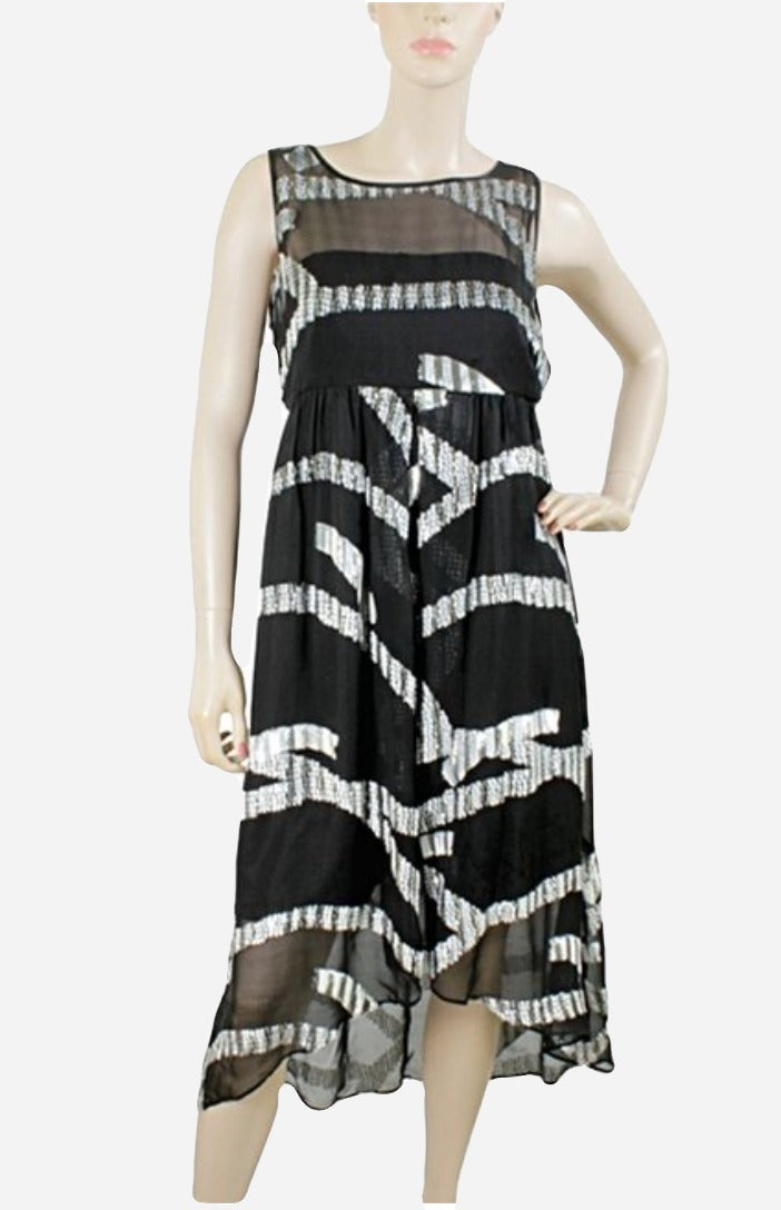 Marc by Marc Jacobs Metallic Dress UK 8 image 1