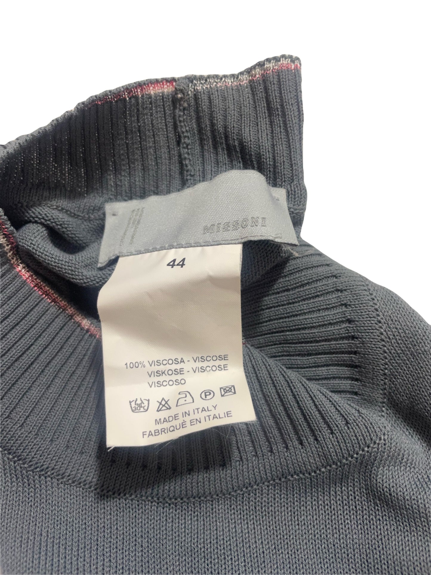 Missoni Grey Orange Knit UK 12 image 3