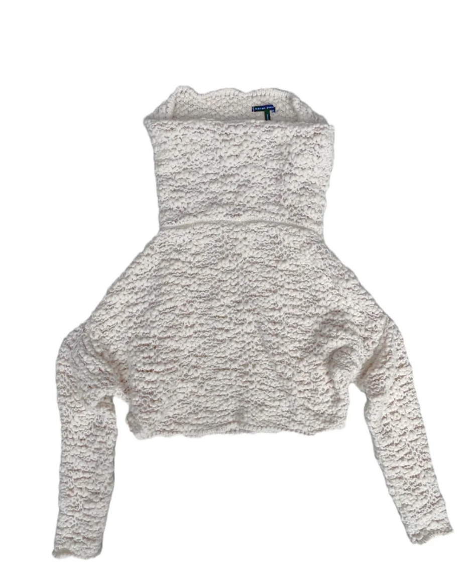 Sarah Pacini Cream Knit One Size image 0