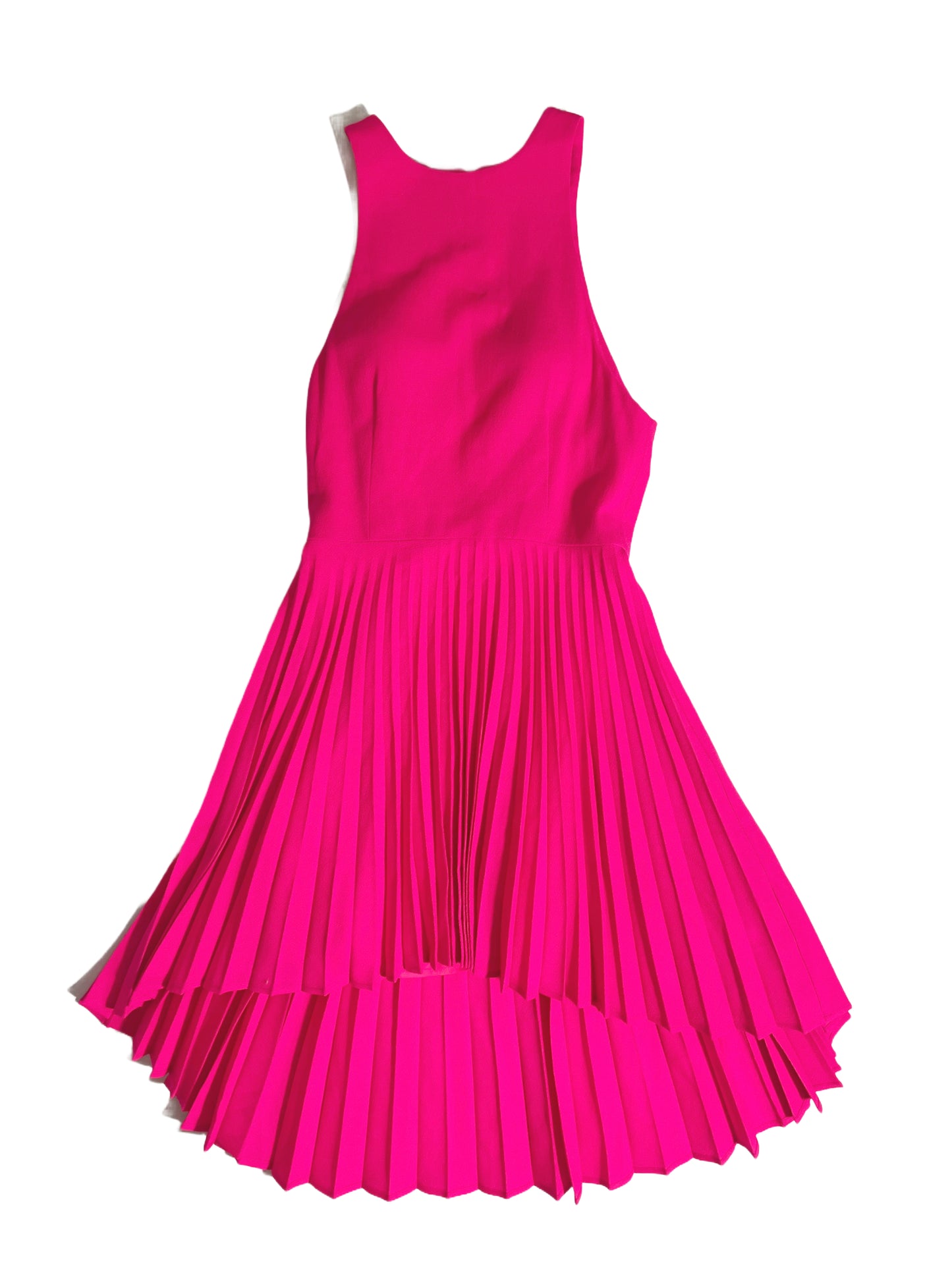 Christopher Kane Fuschia Pink Pleat Dress UK 8 image 0