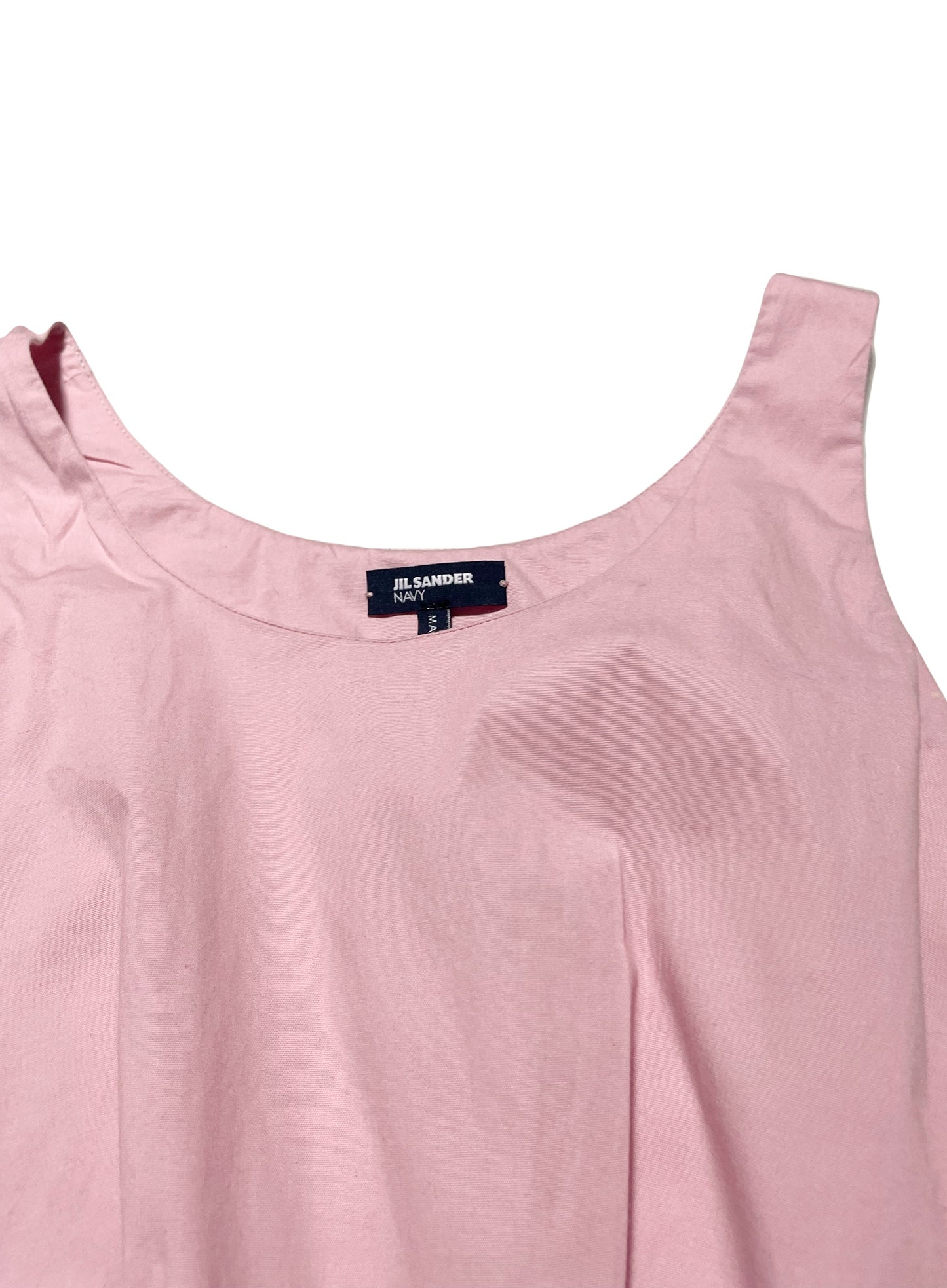 Jil Sander Navy Pink Cotton Blouse UK 6 image 2