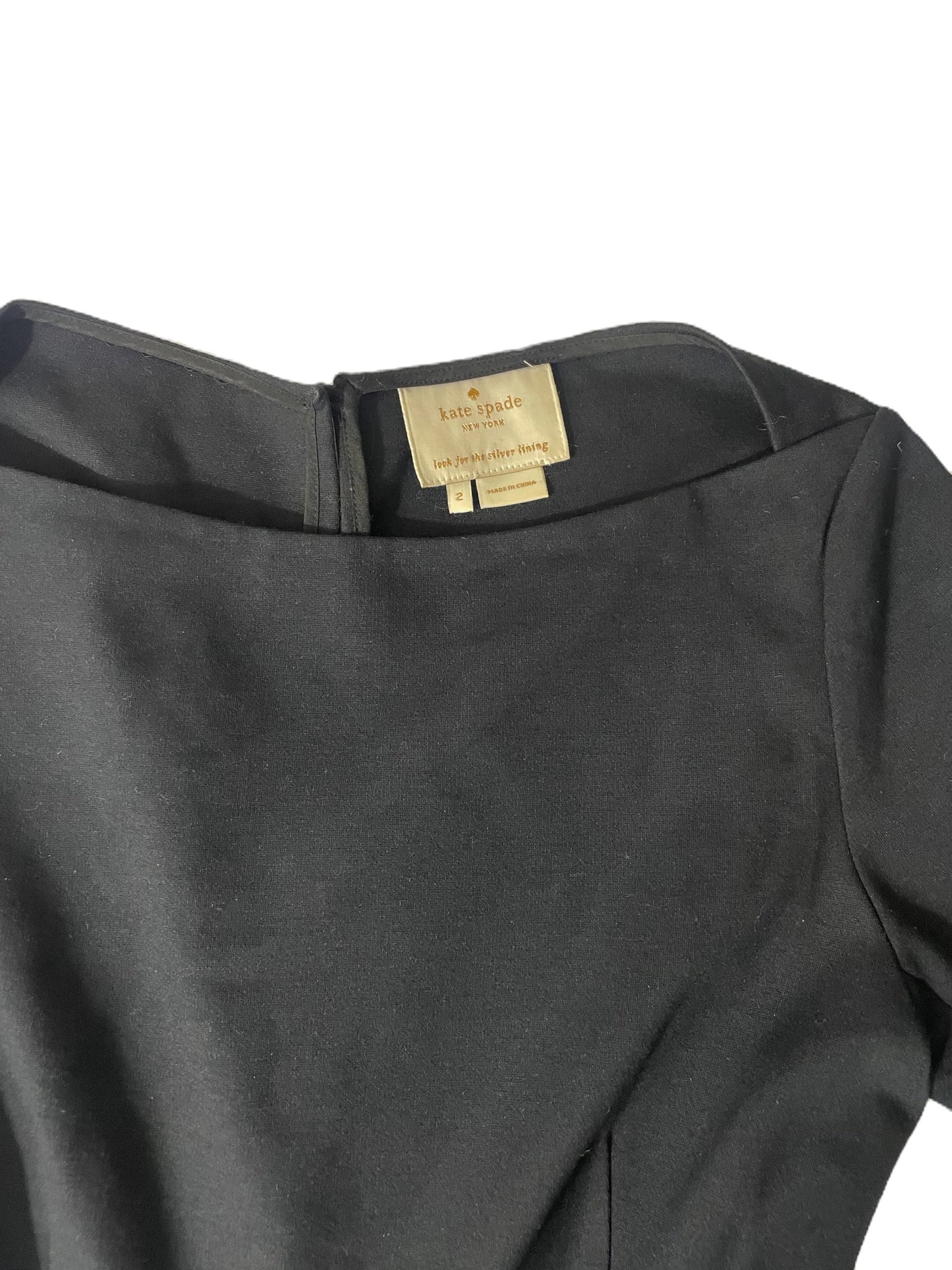 Kate Spade Black Flar Dress XS image 2