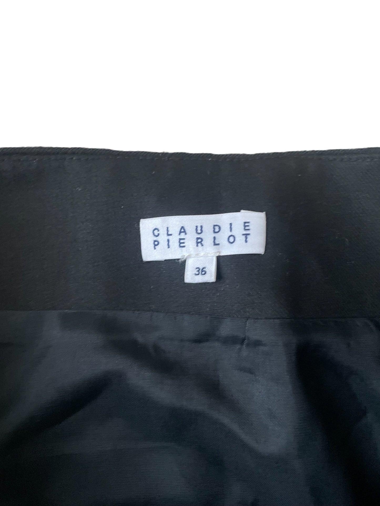 Claudie Pierlot Black Mini Skirt UK 8 image 2