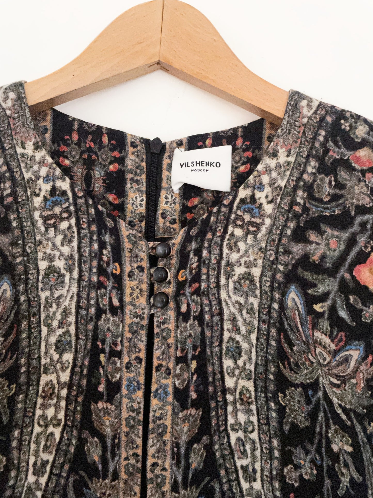 Vilshenko Paisley Print Midi Dress S image 2