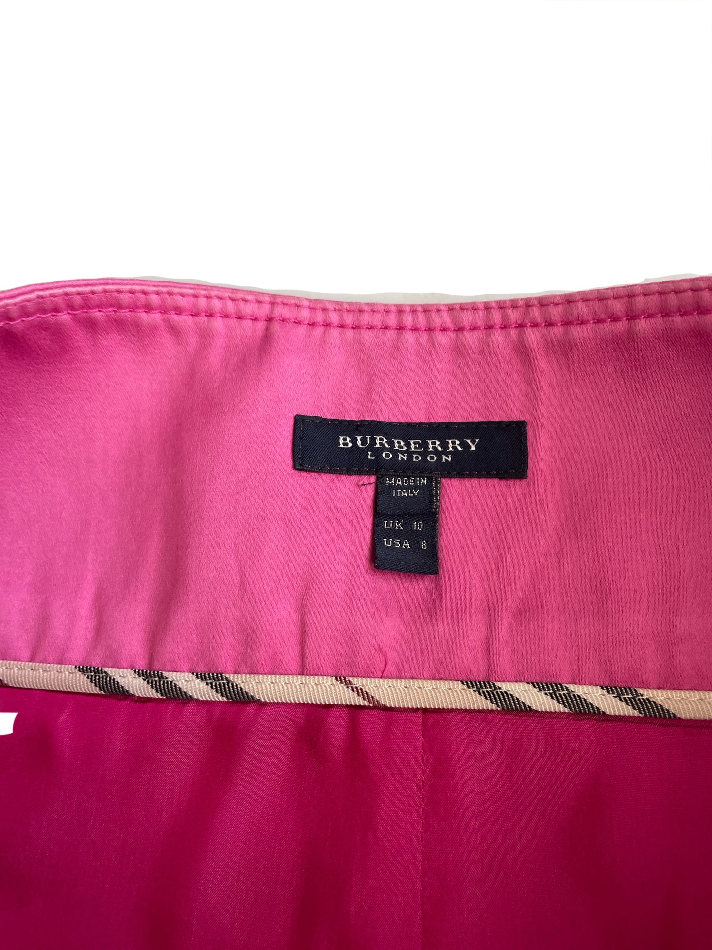 Burberry Pink Pencil Skirt UK 10 image 2