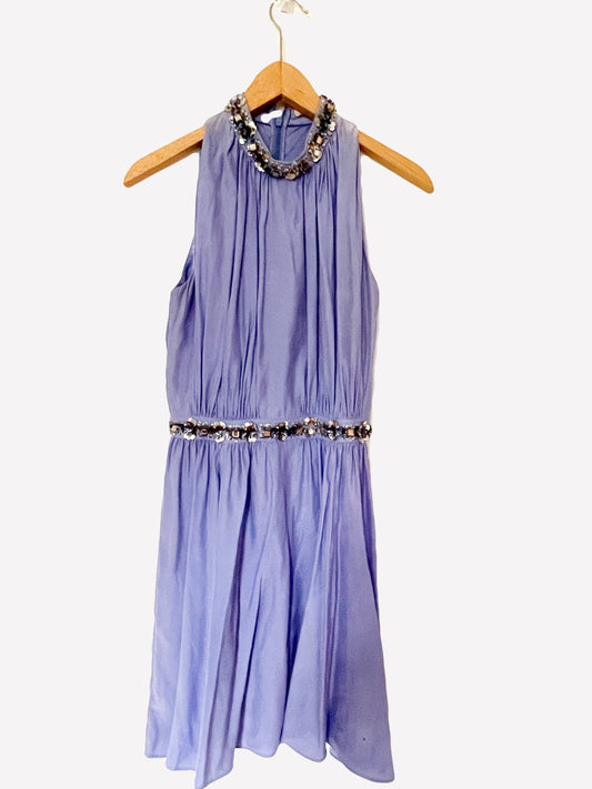 Matthew Williamson Lilac Beaded Dress UK 8 image 0