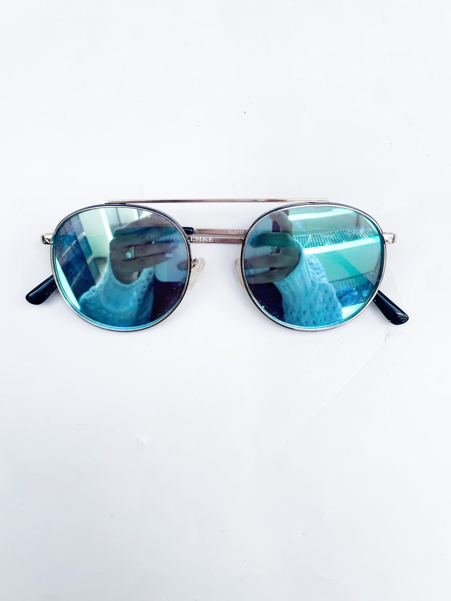 Carolina Herrera Blue Sunglasses image 1
