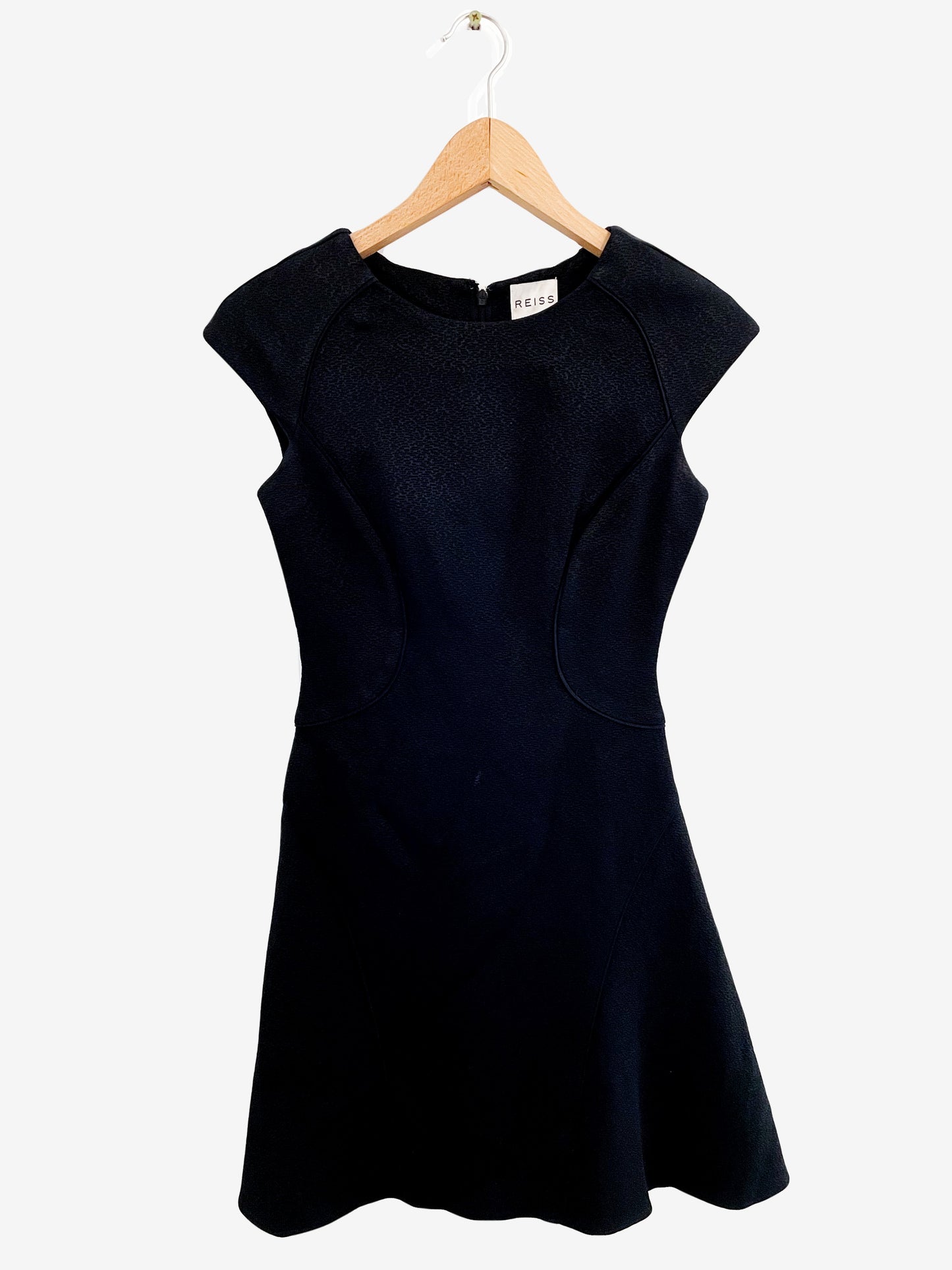 Reiss Flare Jacquard Dress UK 6 image 0