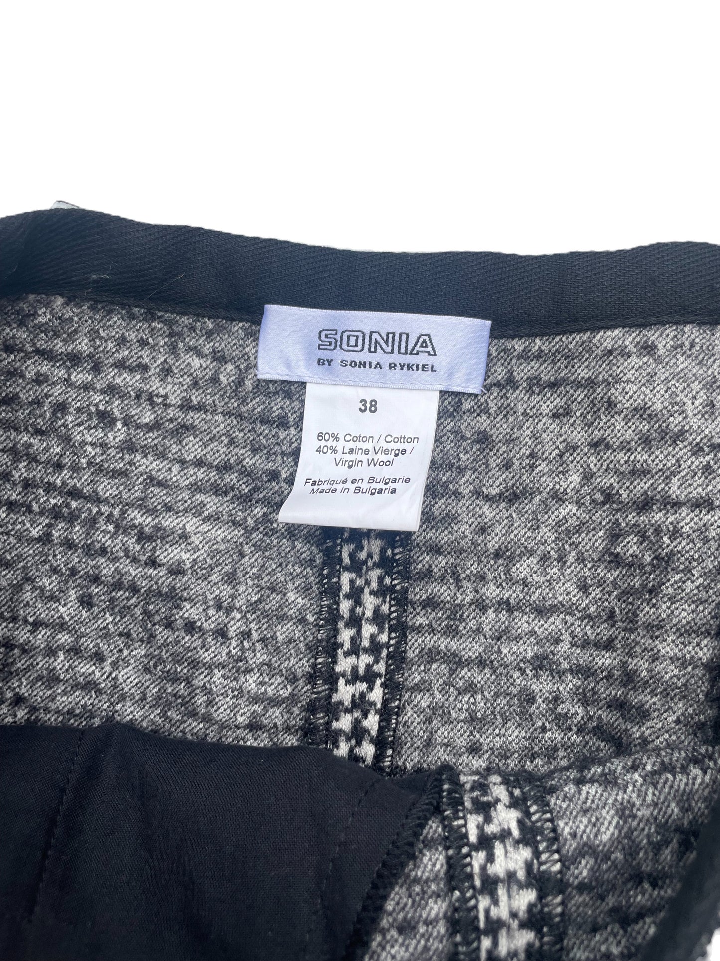 Sonia by Sonia Rykiel Houndstooth Skirt UK 10 image 3