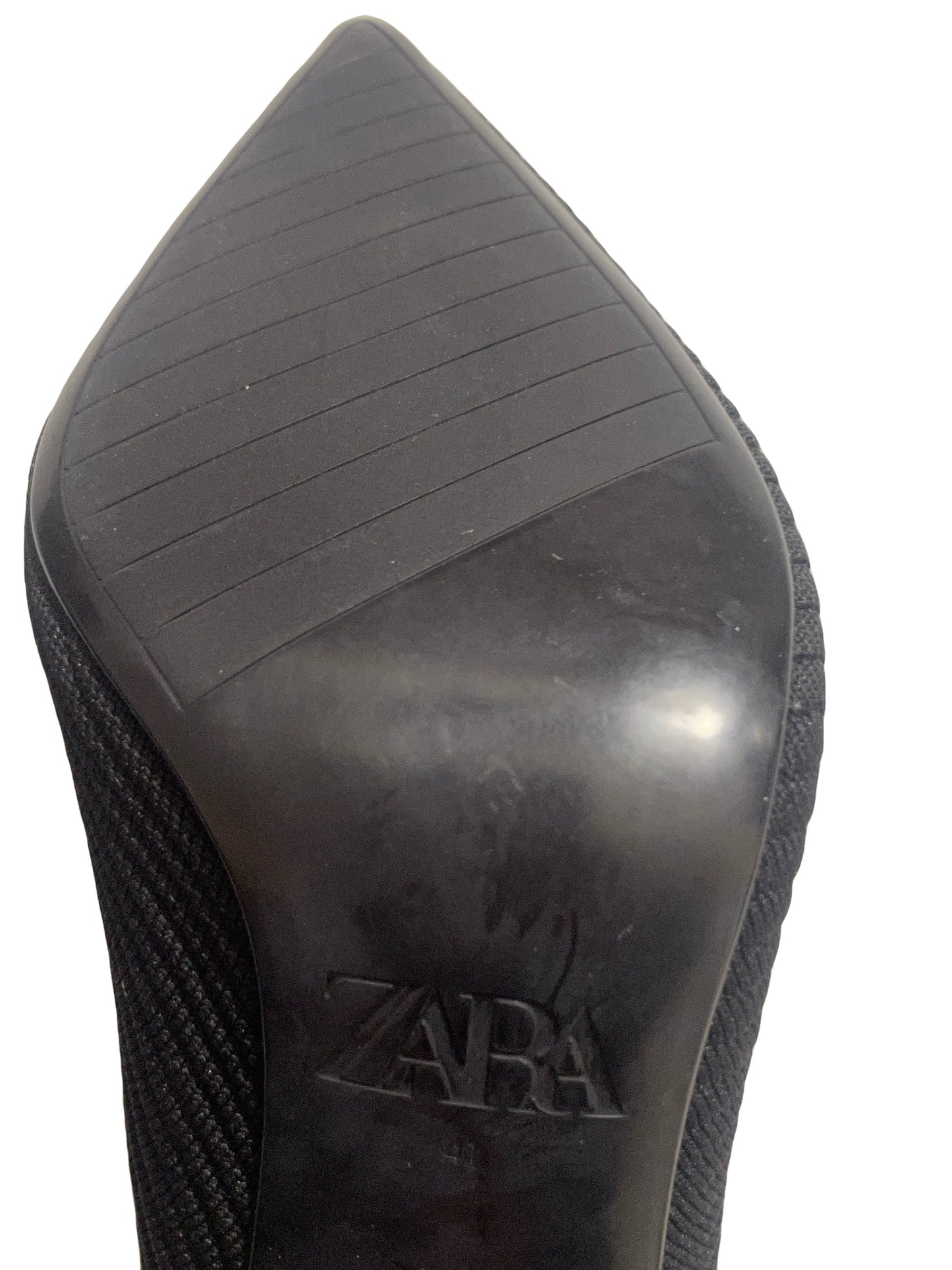 Zara Black Pointed Heels UK 8 image 4