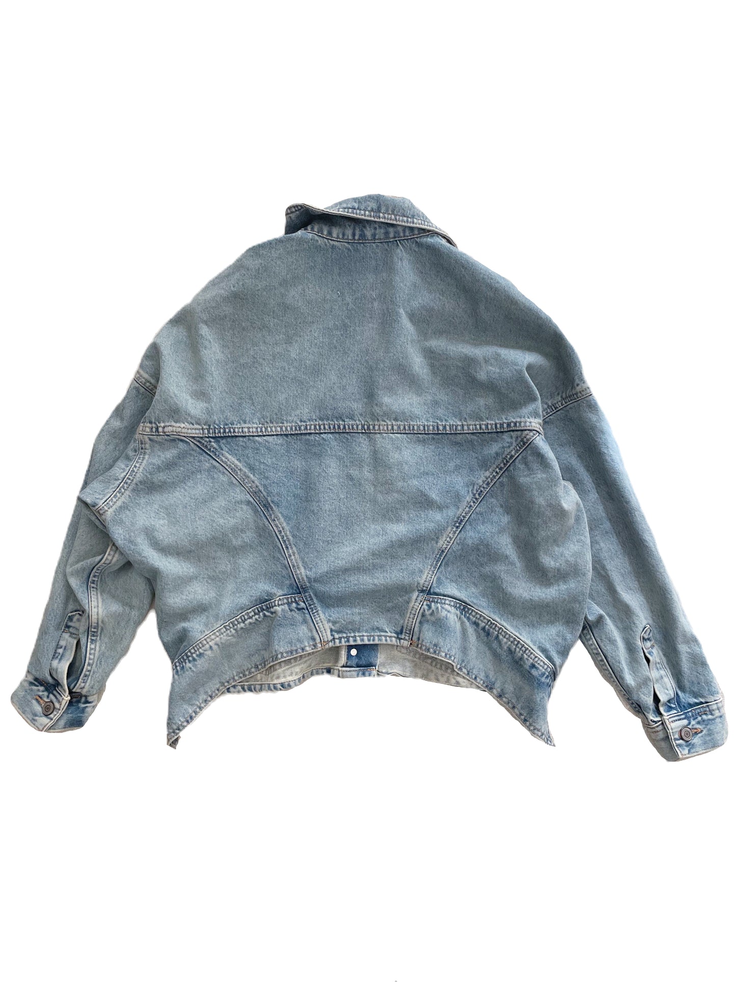 Zara Oversized Denim Jacket XS image 1