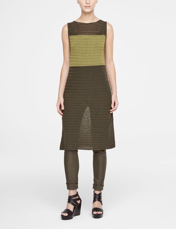 Sarah Pacini Linen Dress One Size image 0