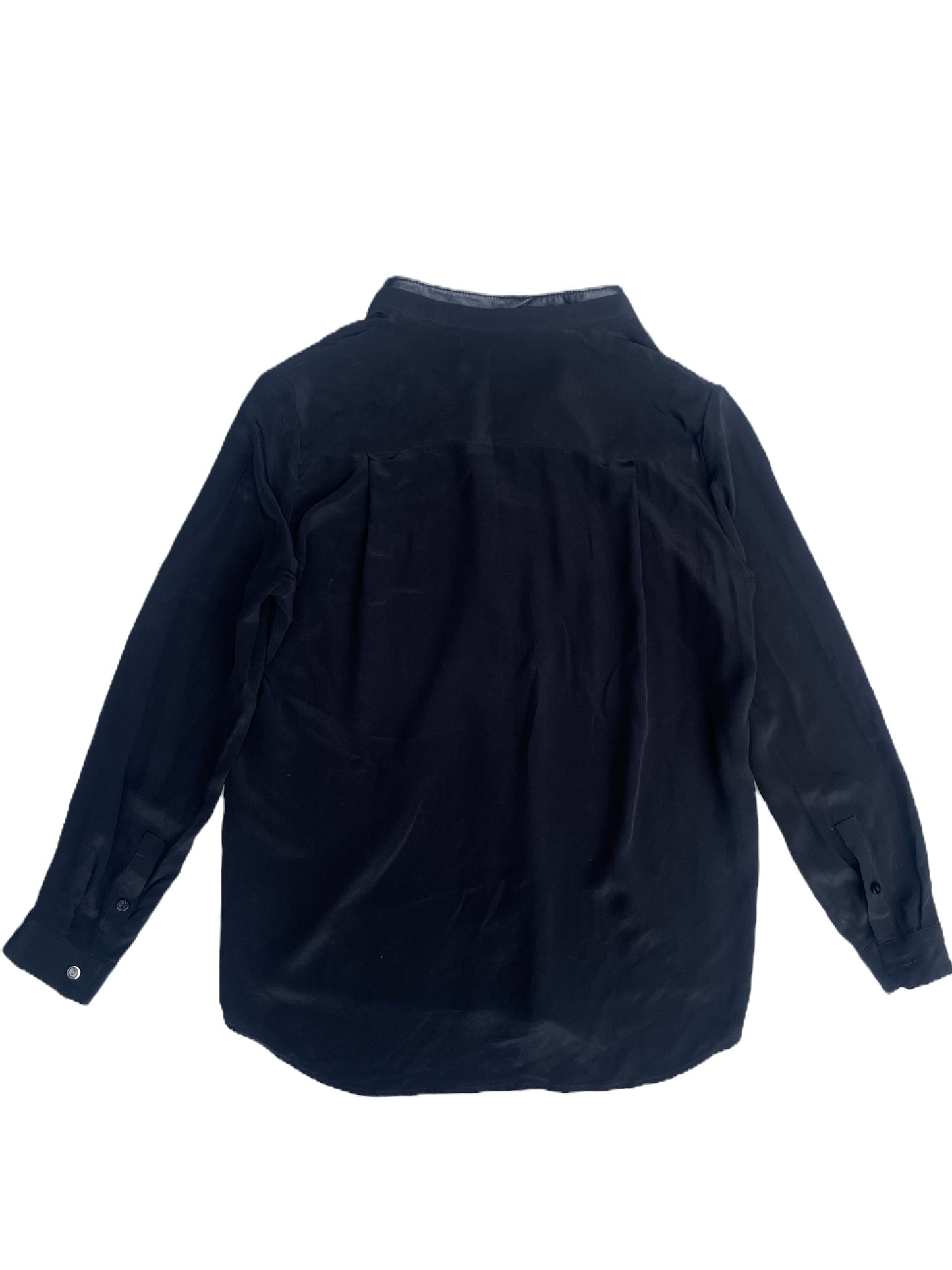 The Kooples Silk Black Shirt S image 1