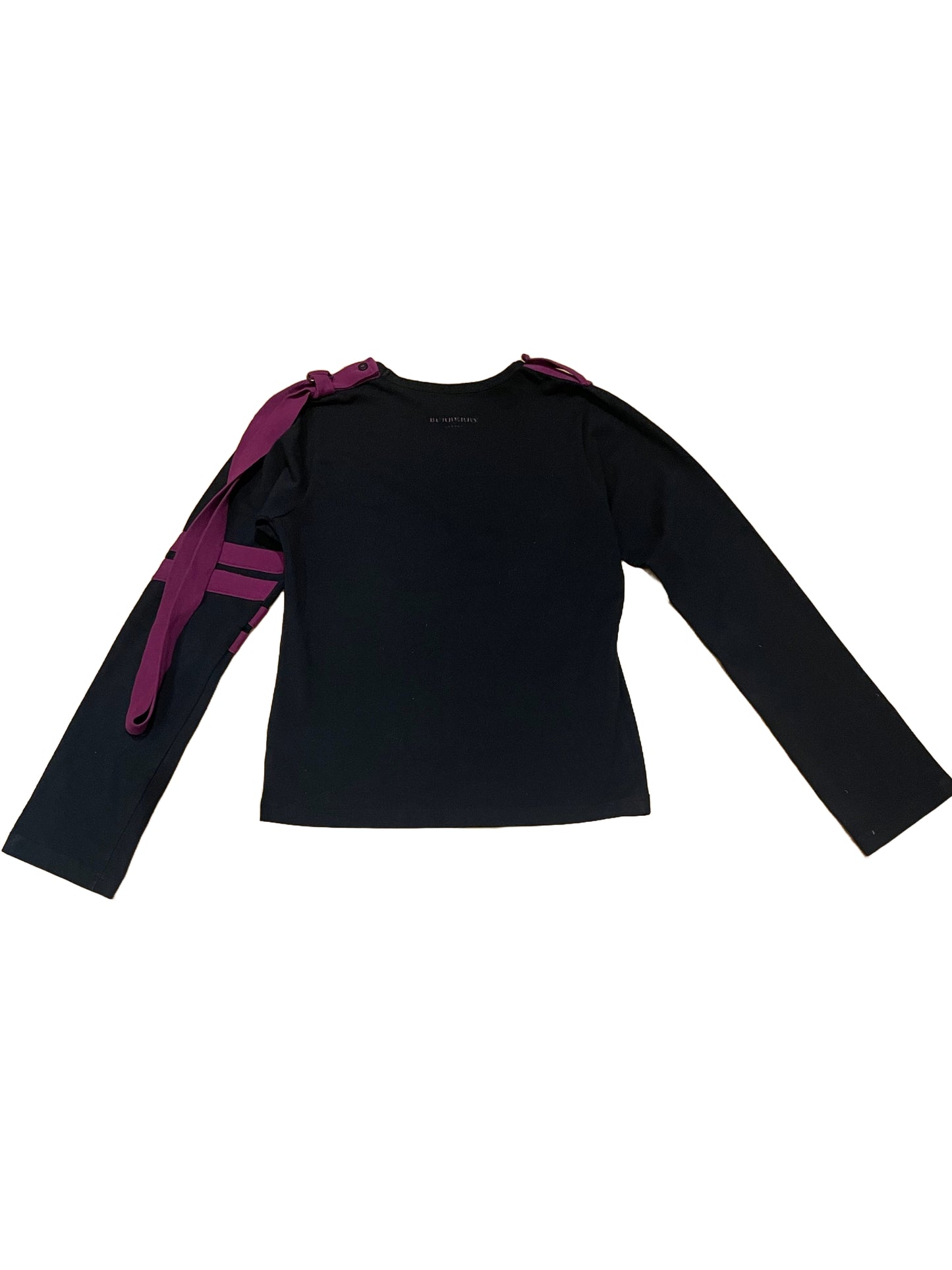 Burberry Black Jersey Top M image 1