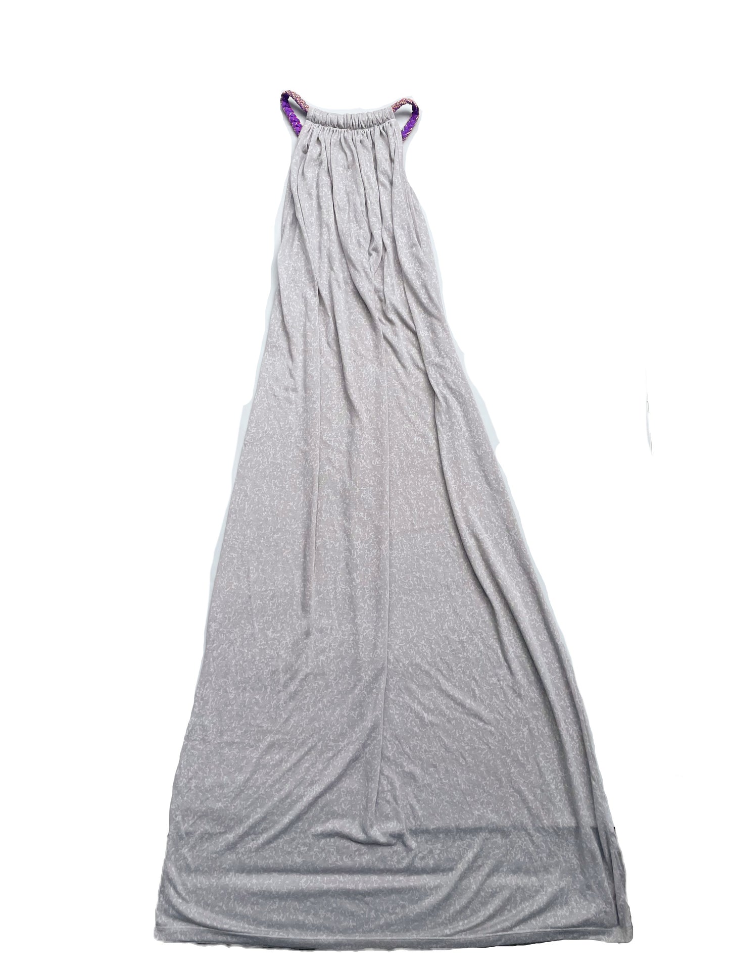 Petusa Grey Cotton Maxi Dress M image 0