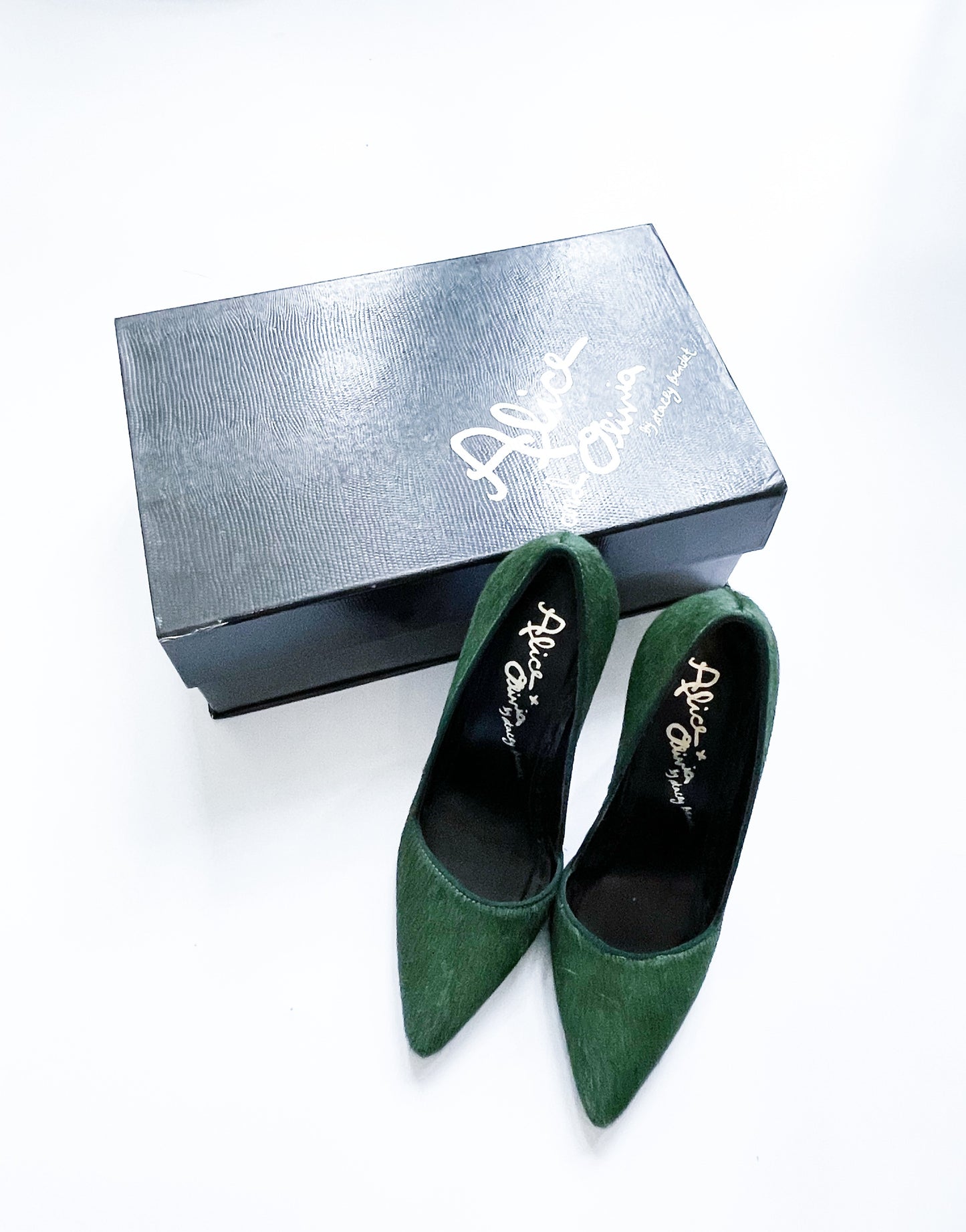 Alice + Olivia Calf Hair Pointed Heels UK 4 image 4
