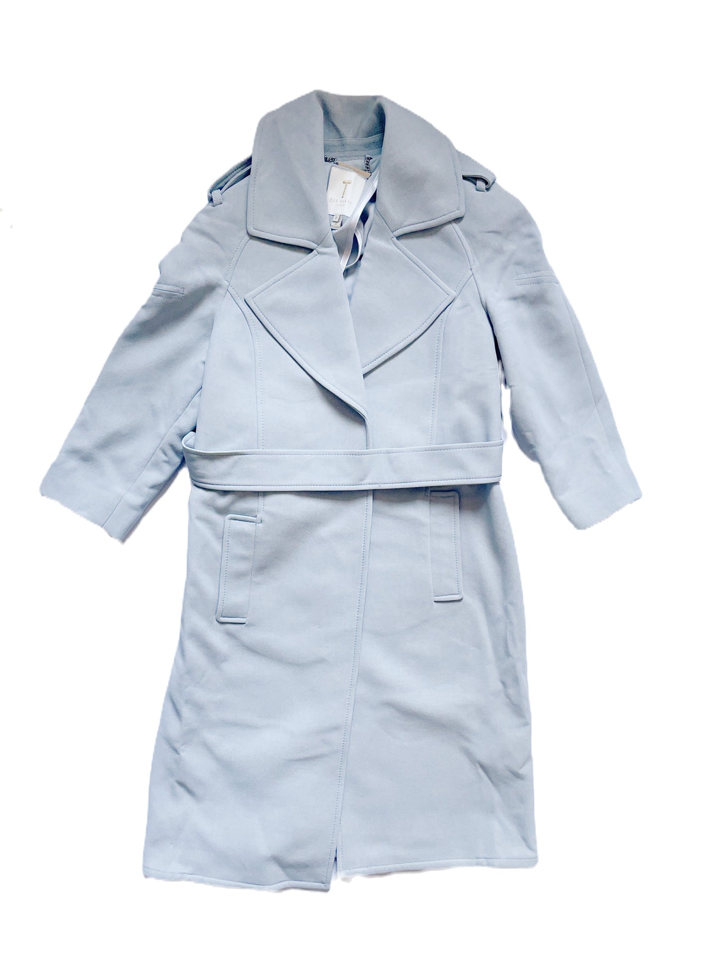 Ted Baker Powder Blue Trench Coat UK6 image 0