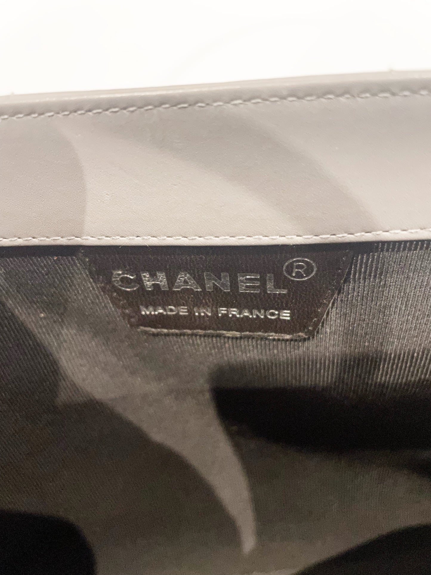 Vintage Chanel Metal Ring Leather Tote image 5