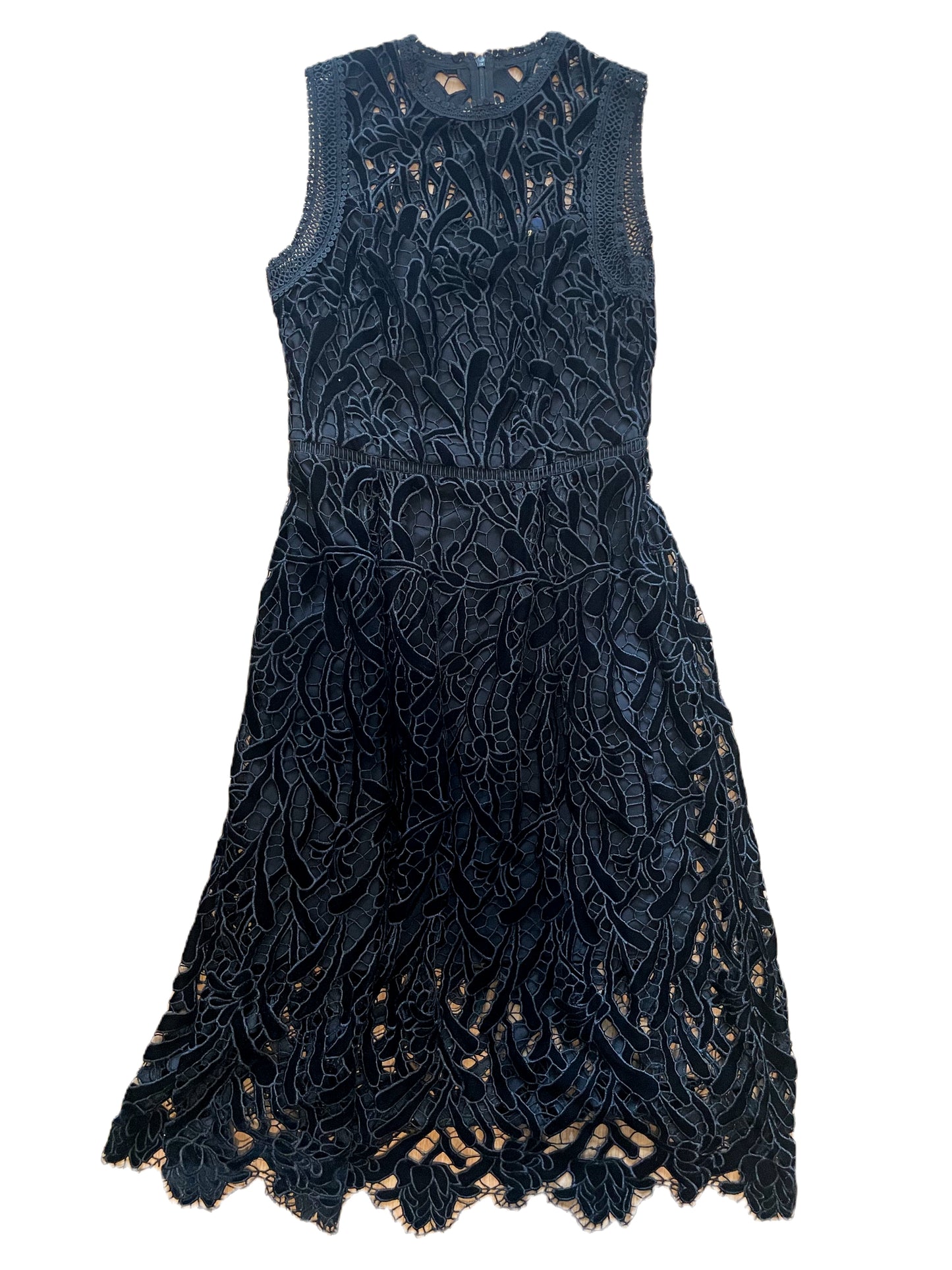 Shoshanna Midnight Lace Dress UK 6 image 0