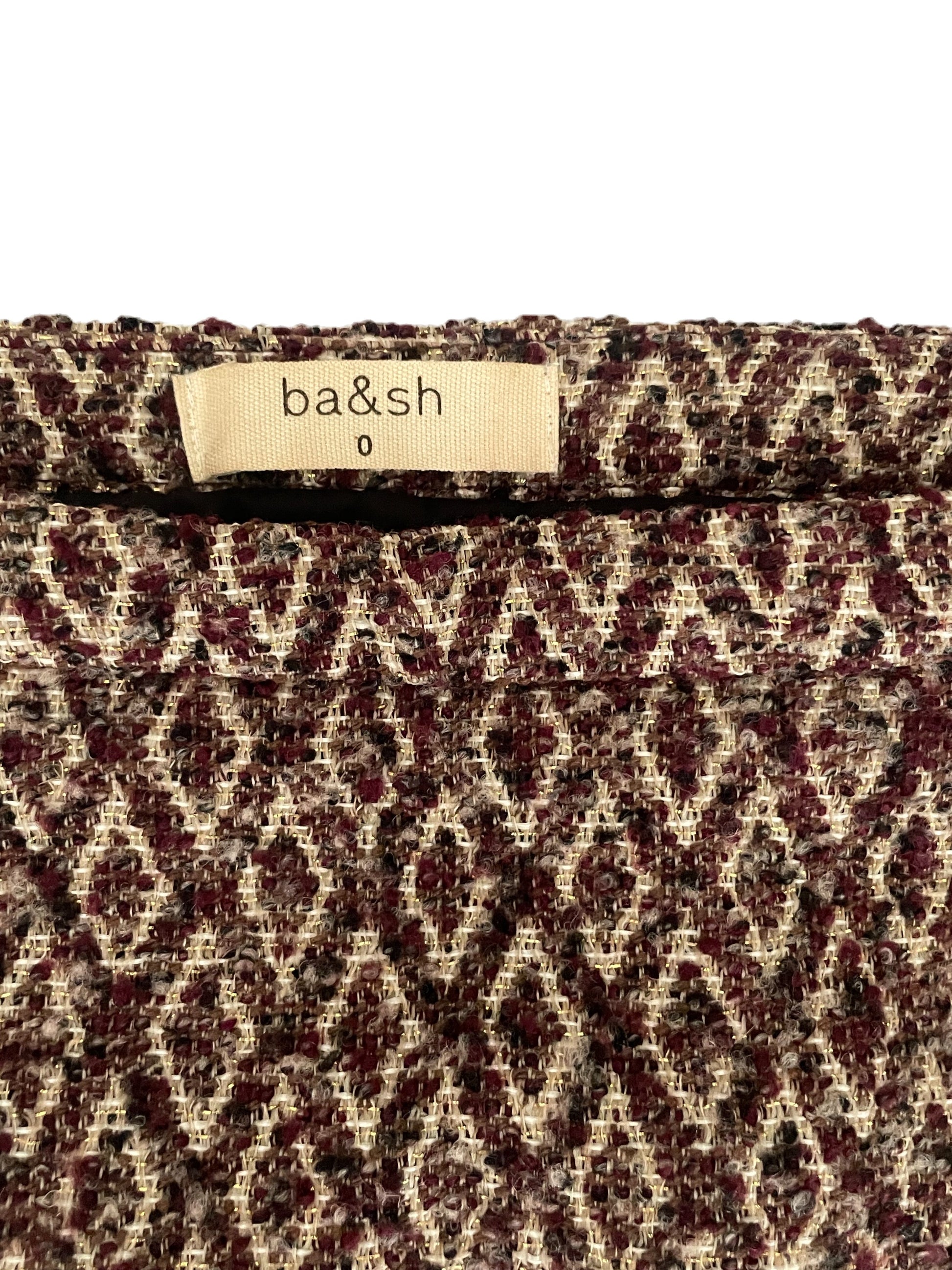 Ba&sh Jacquard Skirt UK 6 image 3