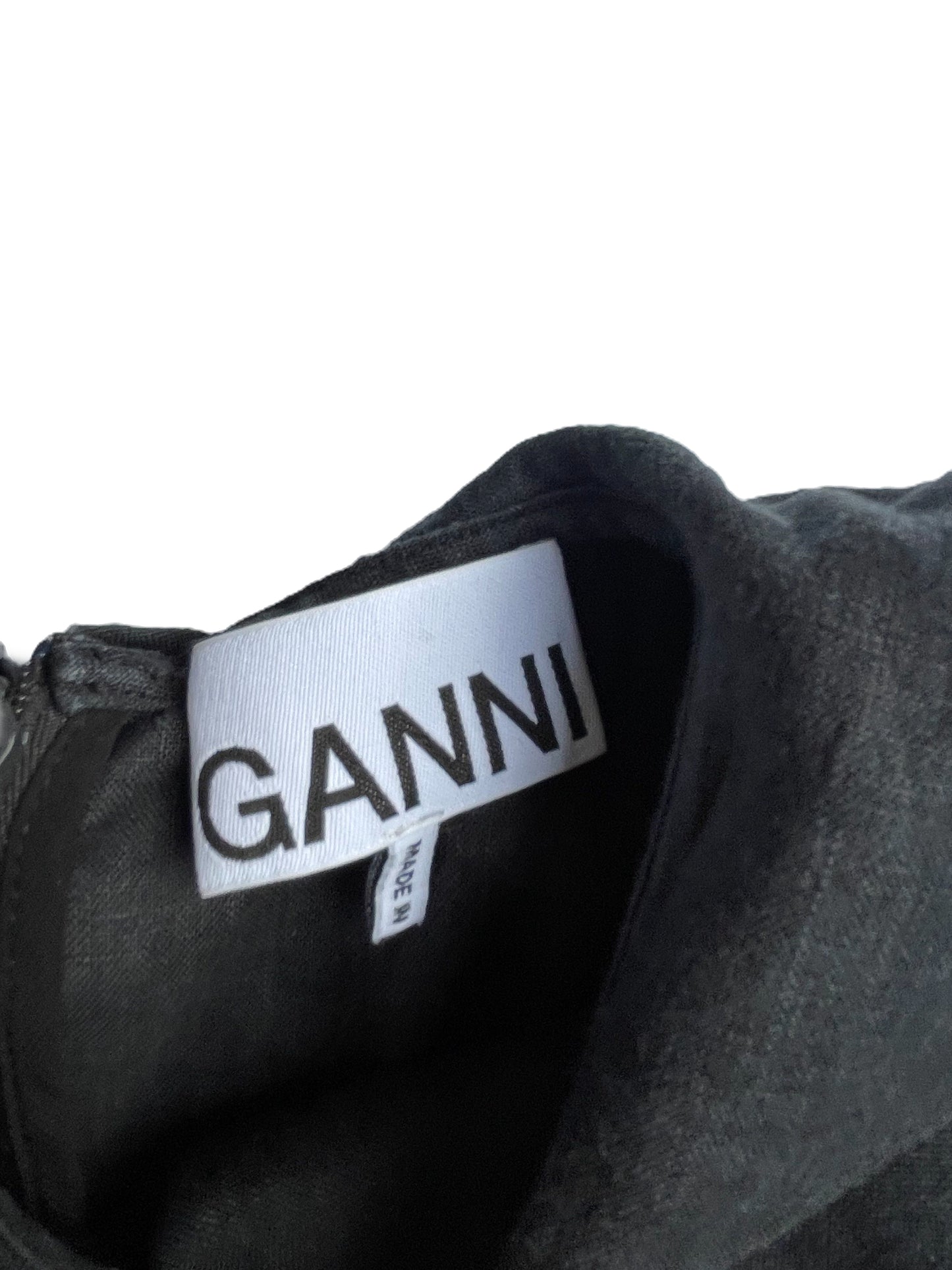 Ganni Puff Sleeve Dress UK 12 image 2