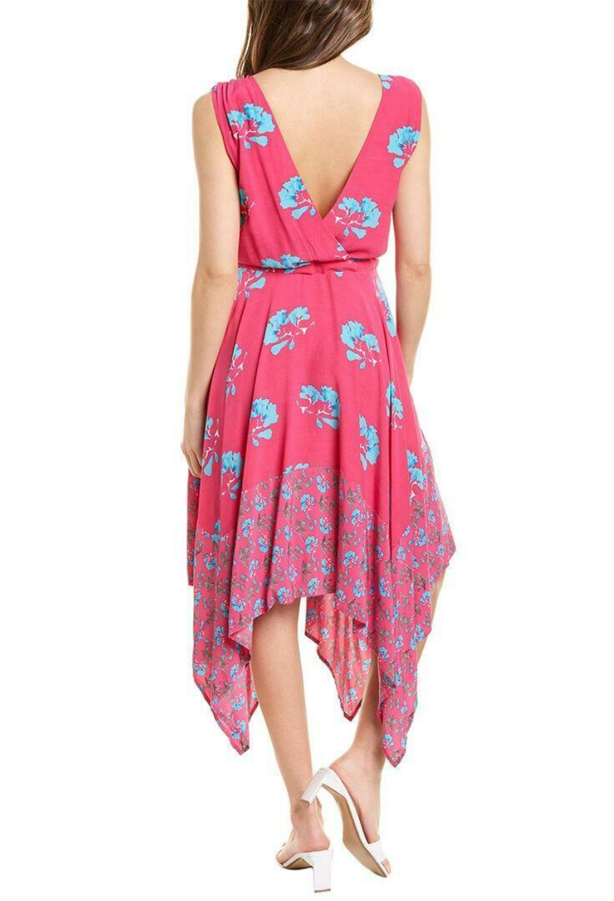 Maje Floral Pink Dress M image 1