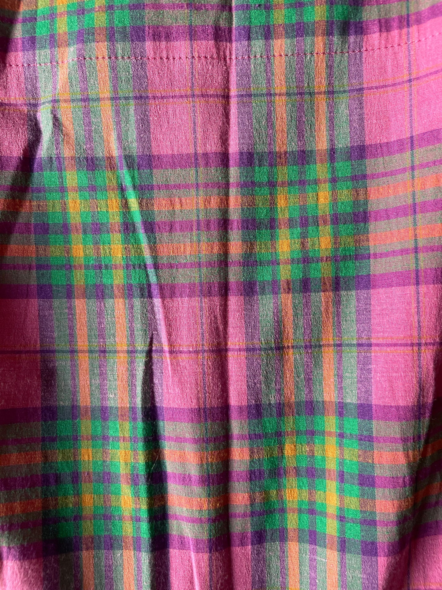 Justine Tabak Sustainable Pink Check Dress XS image 2
