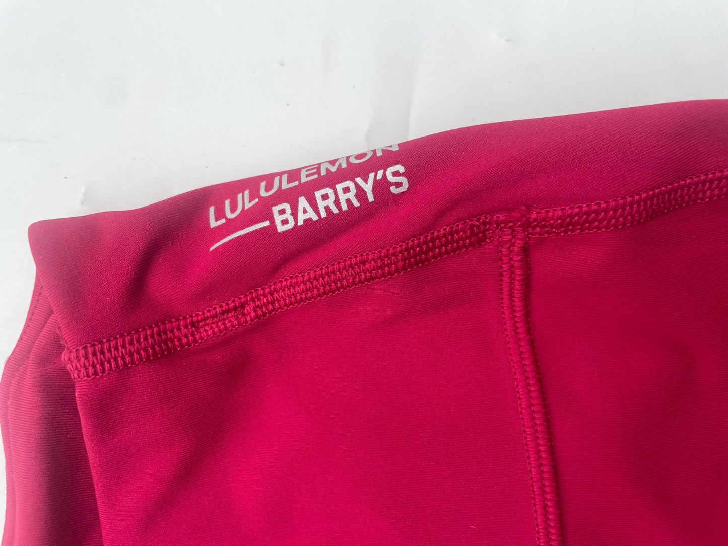 Lululemon Barry Mesh Pomegranate Leggings UK 8 image 2