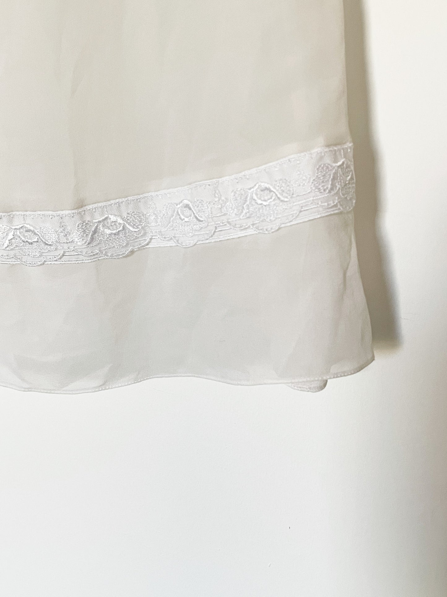 Kristina Ti Silk White Dress M image 3