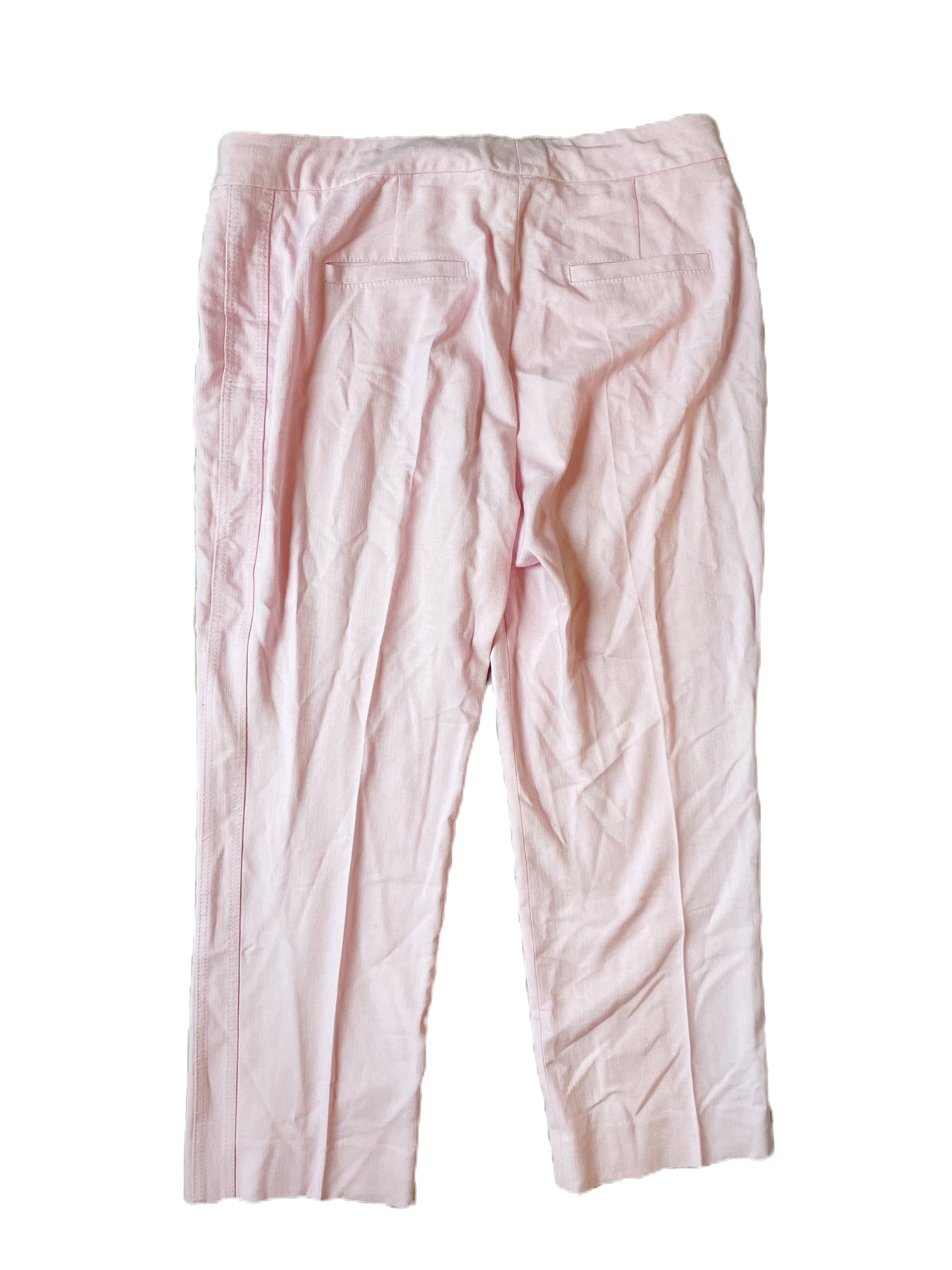 Me+Em Pink Linen Trousers UK 16 image 1