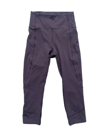 Lululemon 3/4 Grey Leggings UK 6 image 0