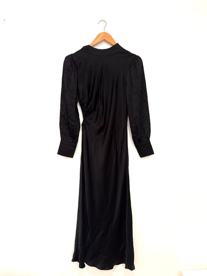 Rails Carmel Satin Midi dress