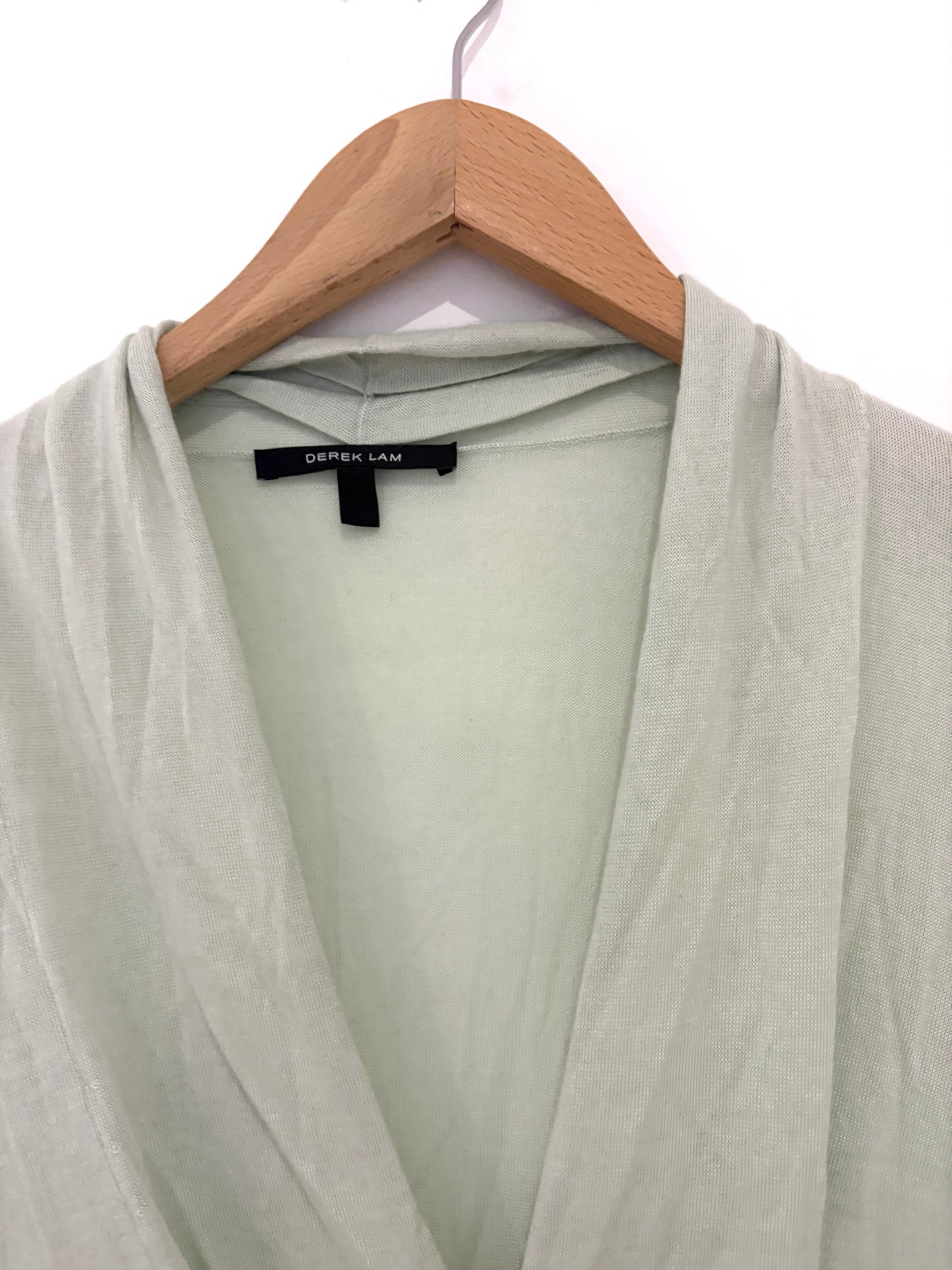 Derek Lam Green Cashmere Top L