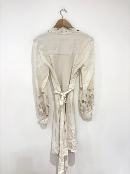 Reiss Floral Ivory Dress UK 8