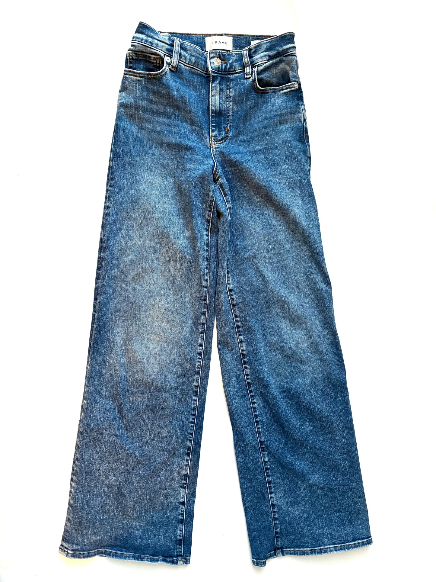 Frame Le Slim Palazzo Blue Jeans