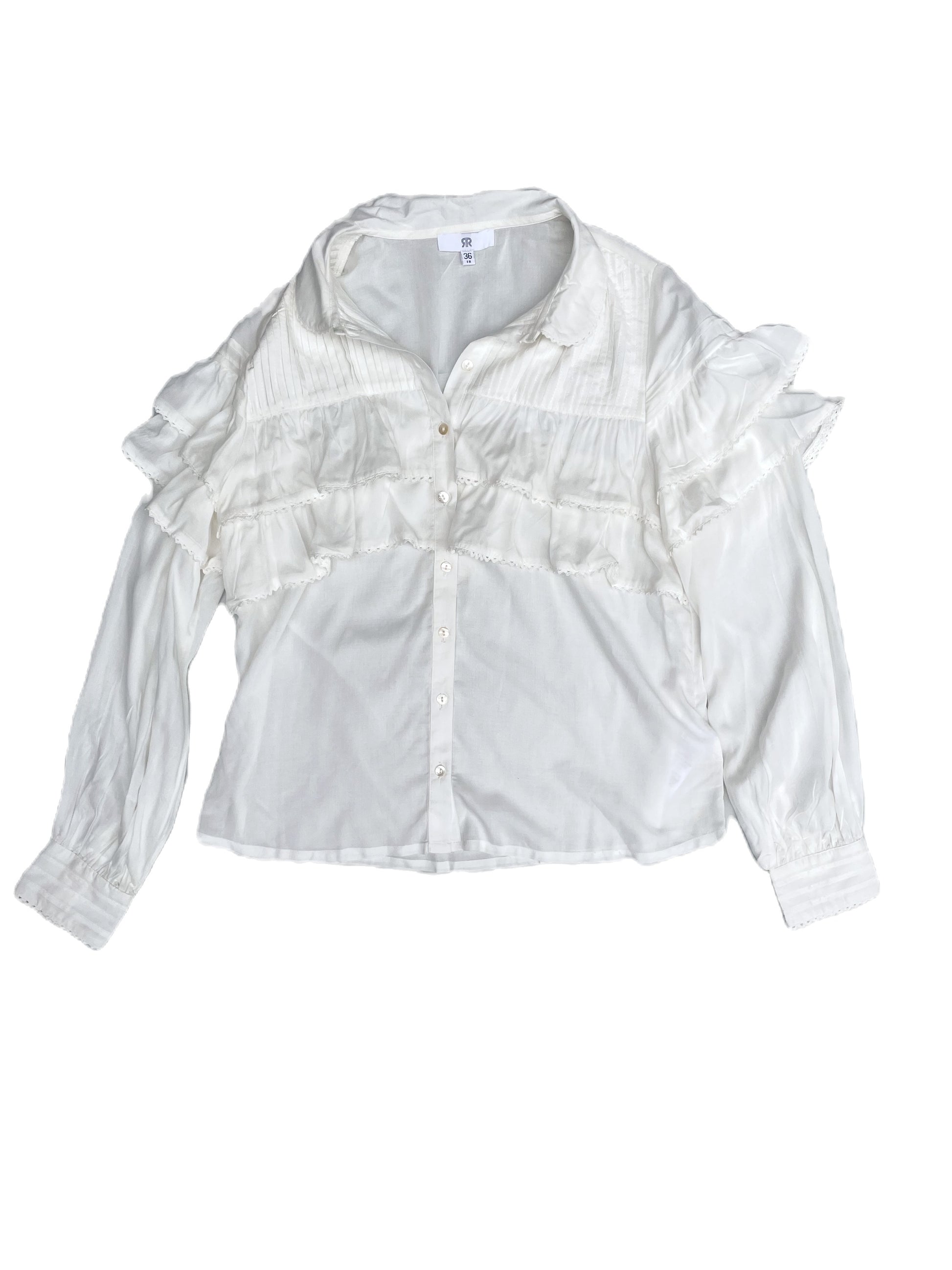 La Redoute White Blouse UK 8 image 0