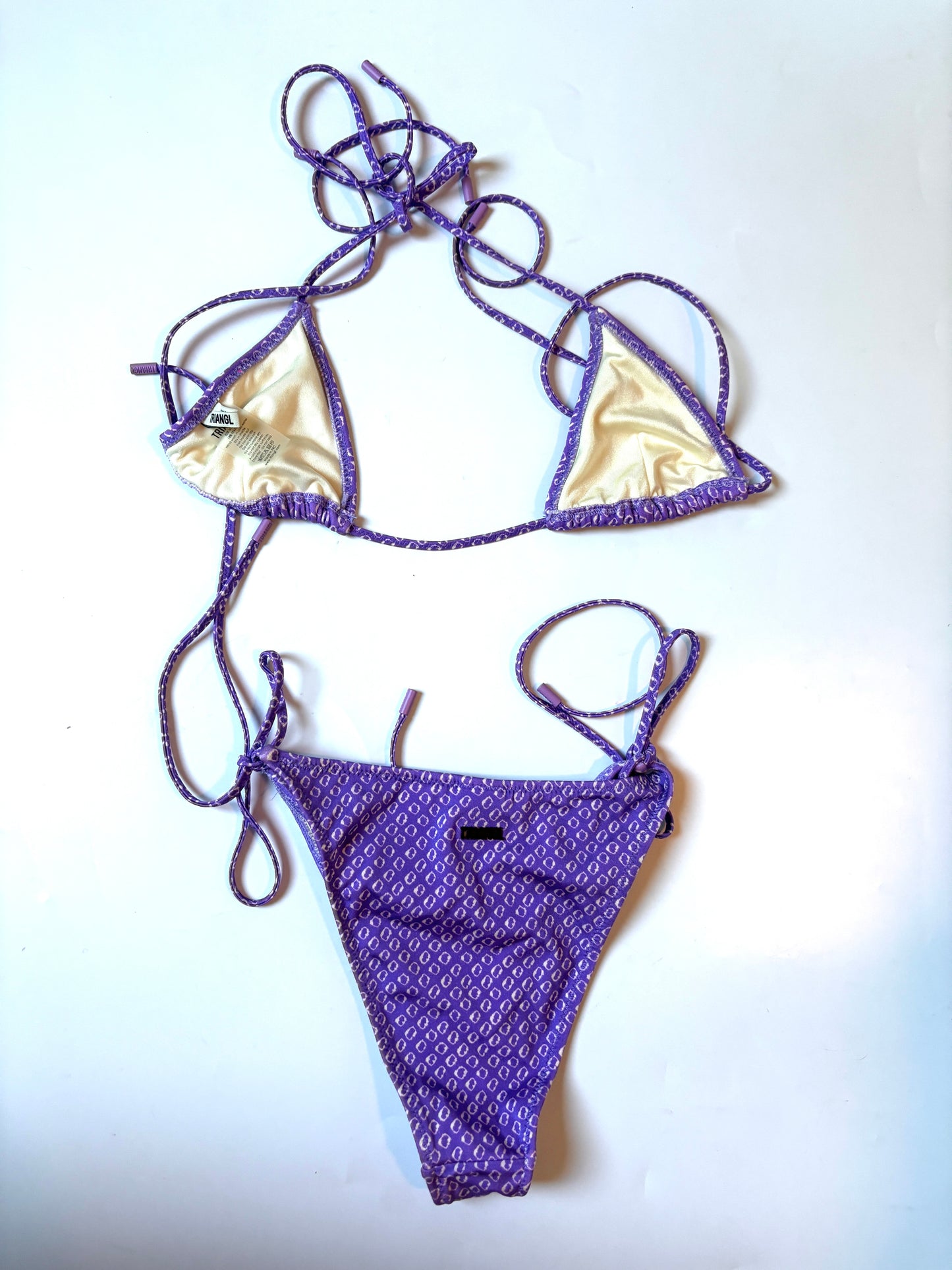 Triangl Purple Bikini Set S