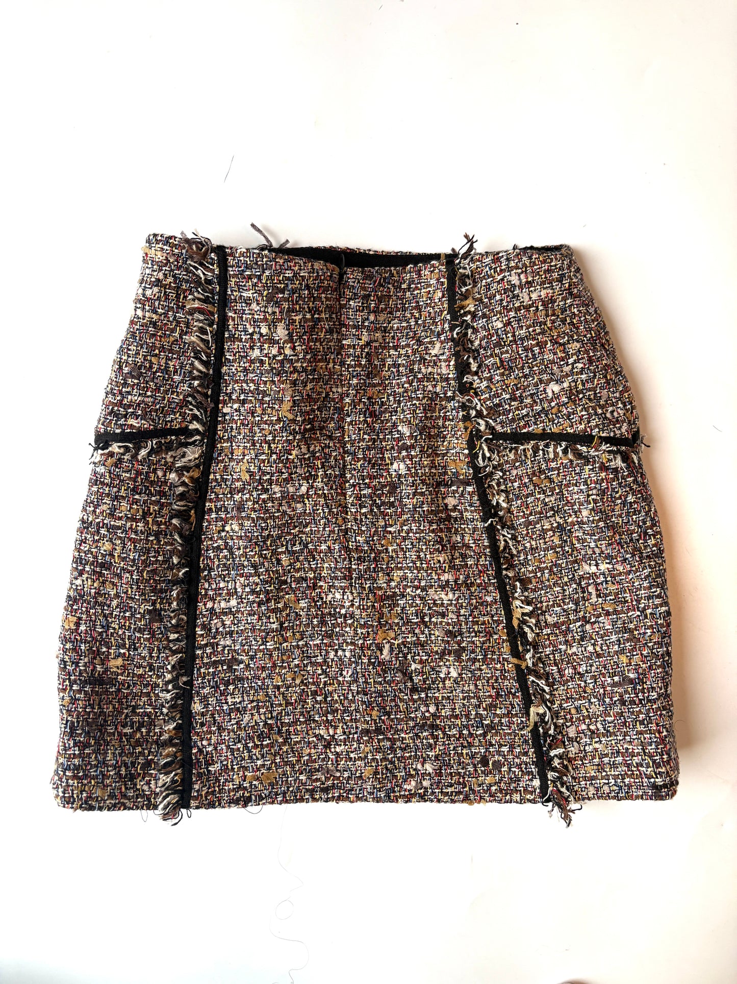 Veronica Beard Tweed Mini Skirt UK 6