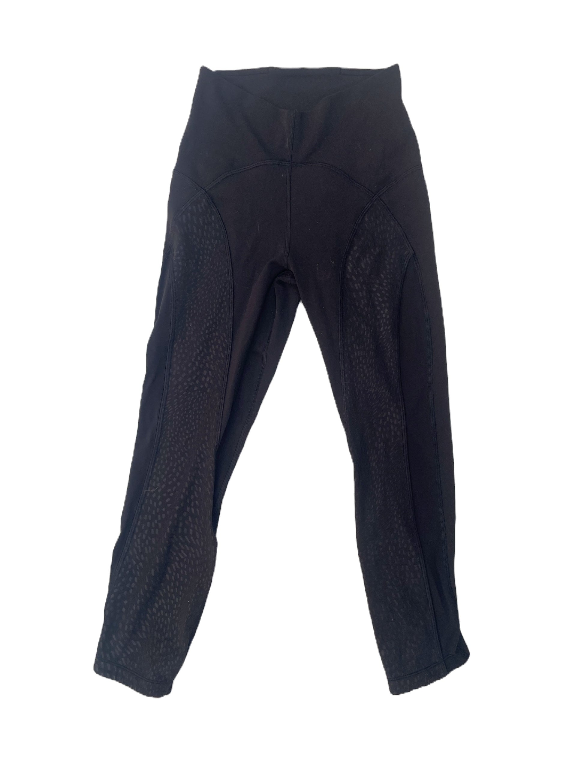 Lululemon 7/8 Black Leggings UK 8 image 0
