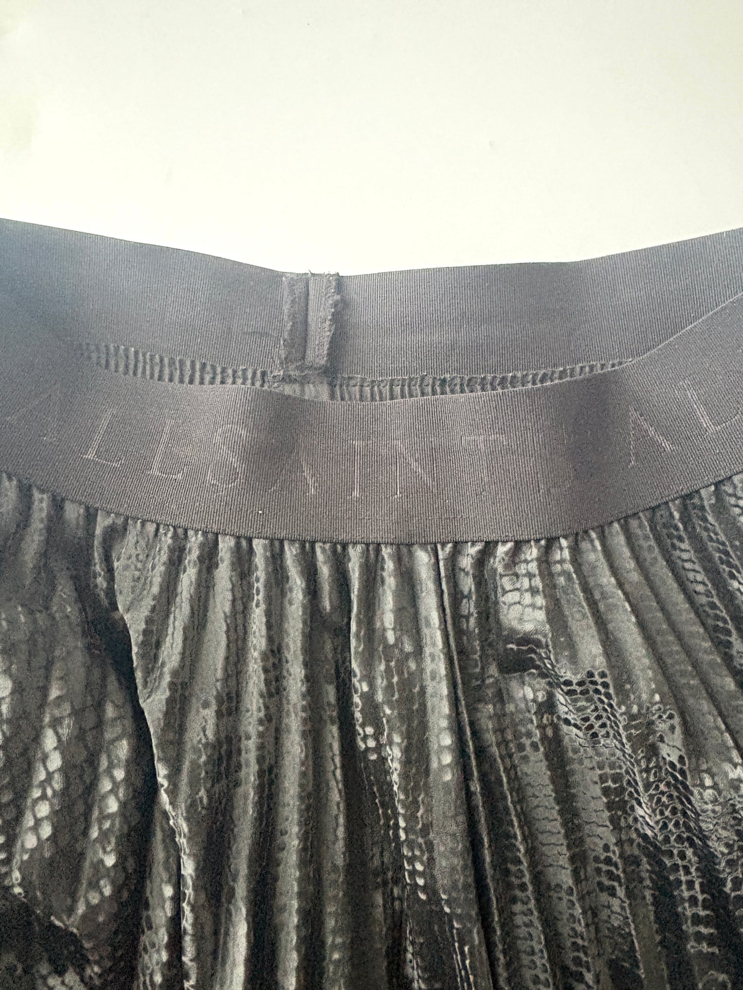 All Saints Asymmetric Pleat Skirt UK 8