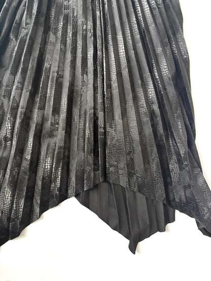 All Saints Asymmetric Pleat Skirt UK 8