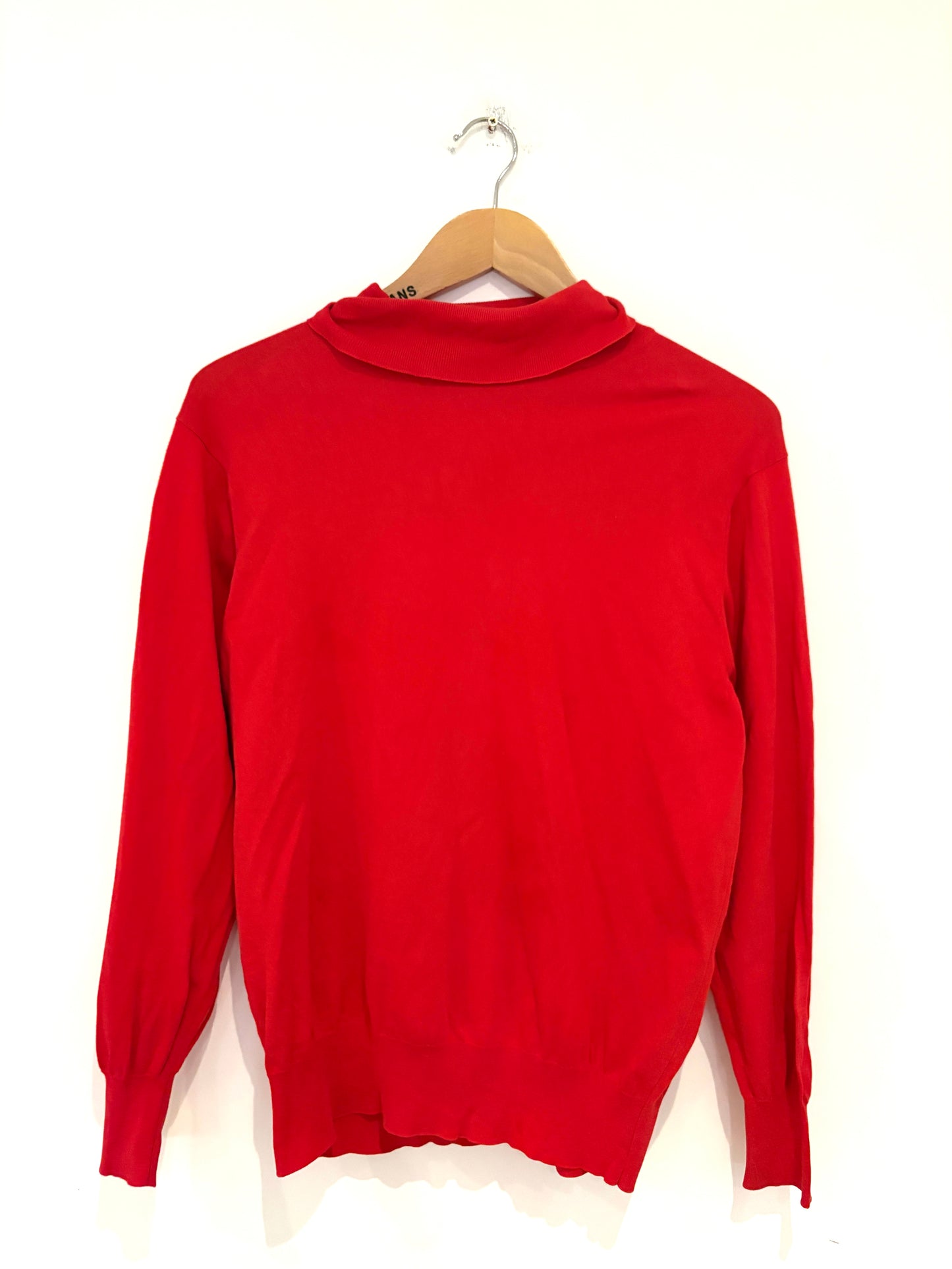 Jaeger Red Poloneck Top M