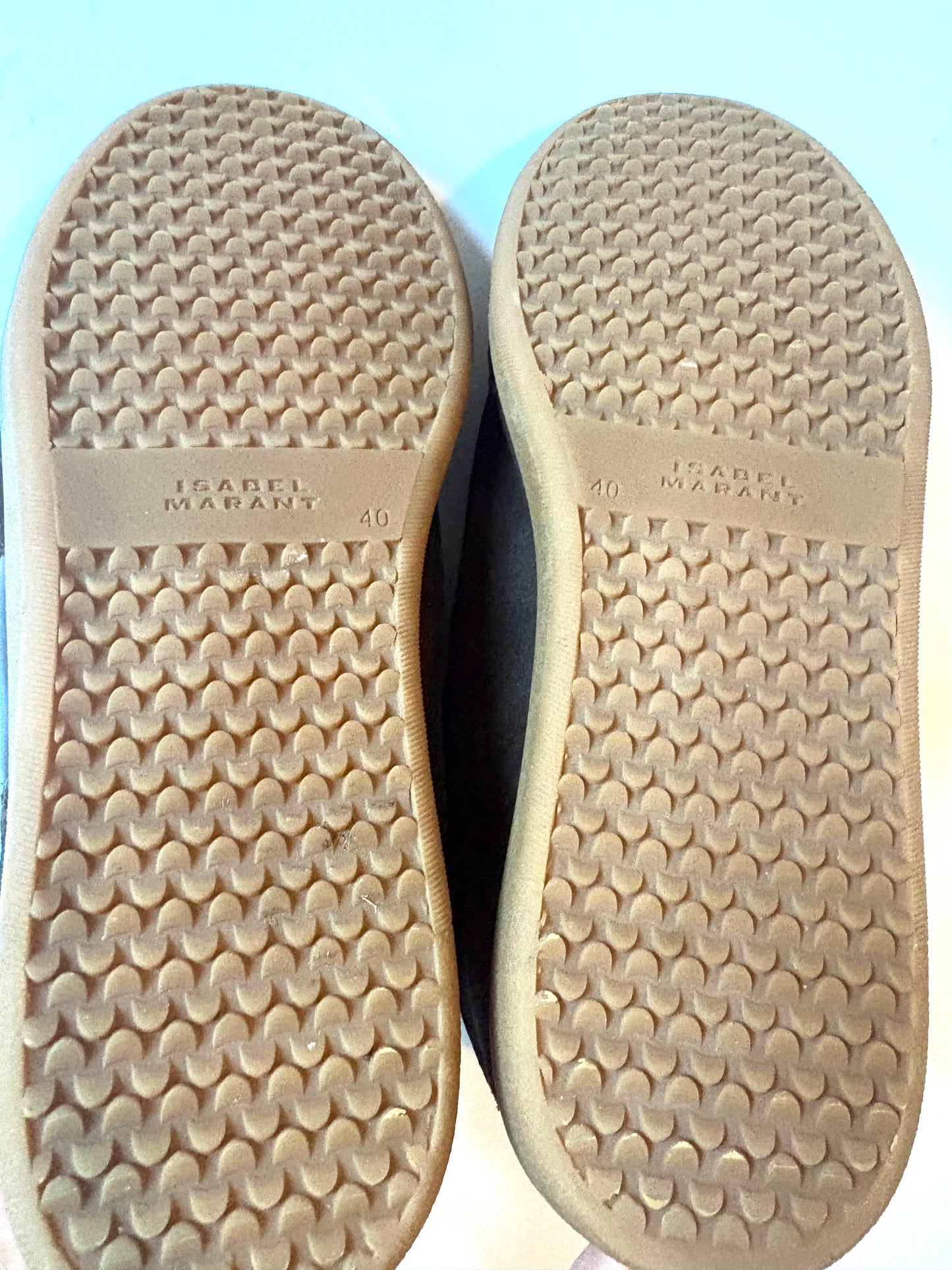 Isabel Marant Beth Brown Suede Trainers UK 7