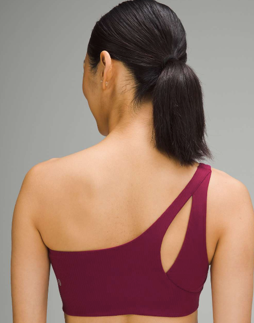 New with Tags 'Nulu' Lululemon Ribbed Asymmetrical Sports Bra UK 10 image 1