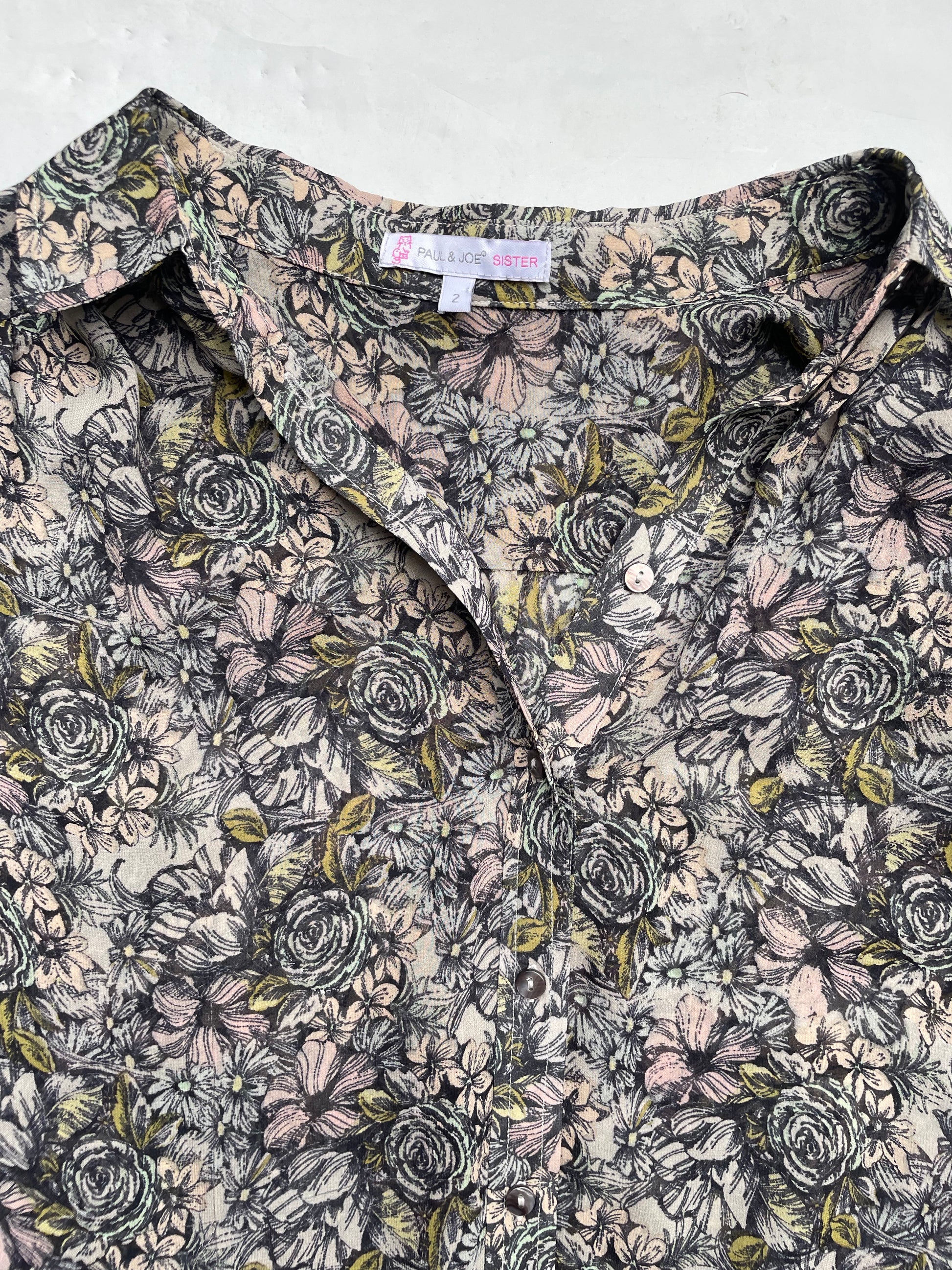 Paul & Joe Sister Print Blouse M image 2