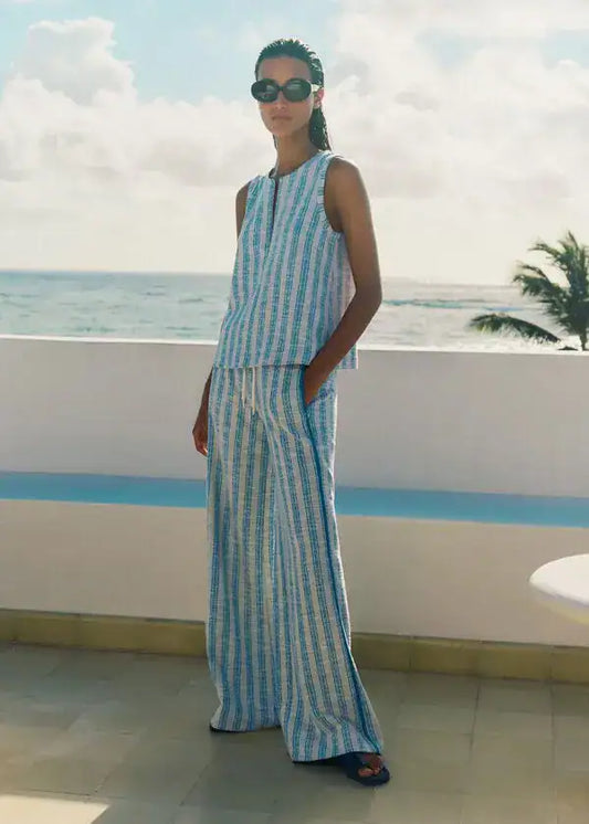Me+Em Striped Cotton Trackpant UK 6