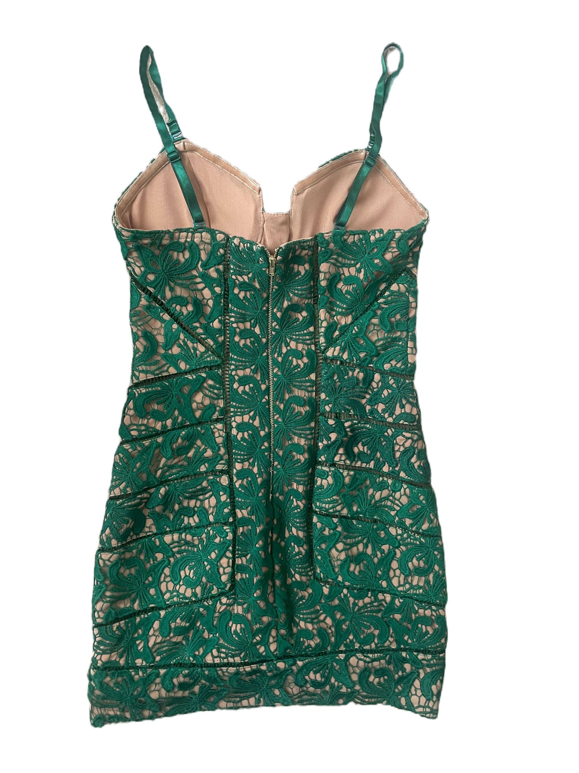 self portrait green lace mini dress Green Lace Mini Dress by Self-Portrait